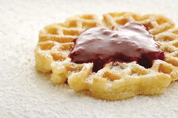 Framed Print : Raspberry Waffle Print Framed Print : Raspberry Waffle Print