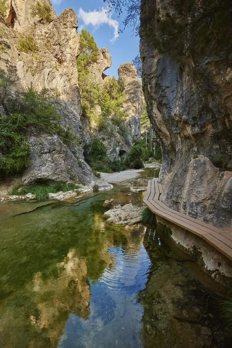 Framed Print : Walking Path at Matarranya River Print, Catalonia, Spain