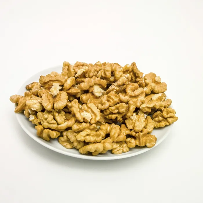 Framed Print : Walnuts on White Background Print
