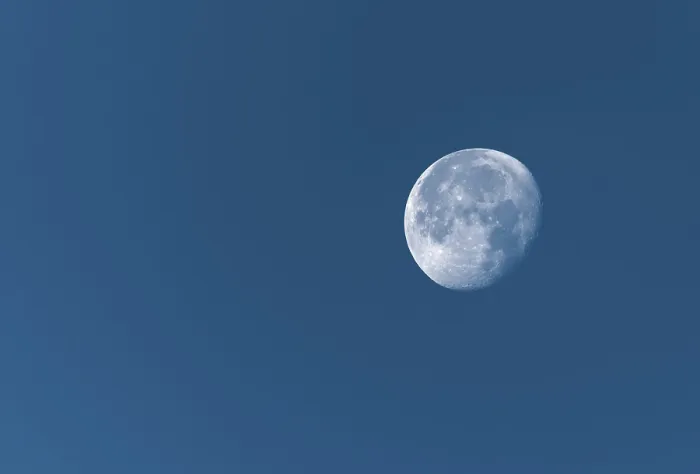 Framed Print : Waning Moon Print by ImageBROKER Framed Print : Waning Moon Print by ImageBROKER