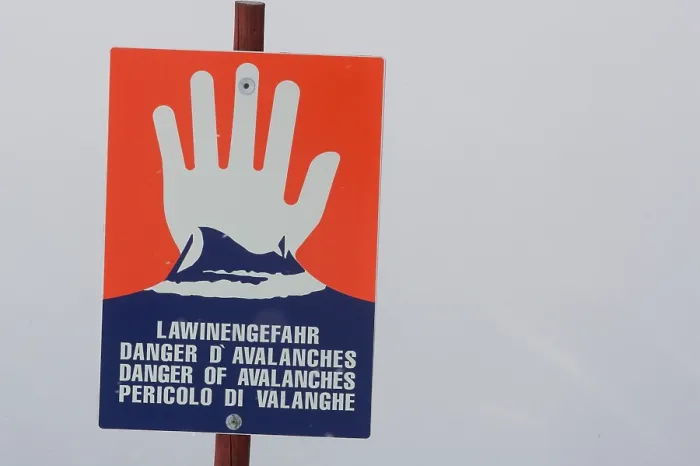 Framed Print : Avalanche Warning Sign Print Framed Print : Avalanche Warning Sign Print