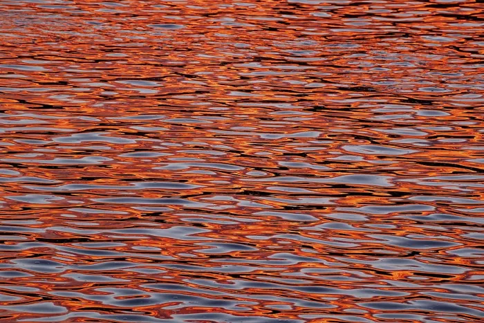 Framed Print : Water with Sunset Reflections Print Framed Print : Water with Sunset Reflections Print