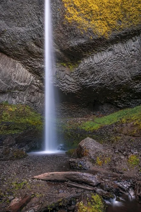 Framed Print : Latourell Falls Print, Basalt Rock Landscape Framed Print : Latourell Falls Print, Basalt Rock Landscape