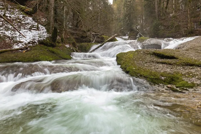 Framed Print : Waterfall in the Eistobel, Bavaria Print Framed Print : Waterfall in the Eistobel, Bavaria Print
