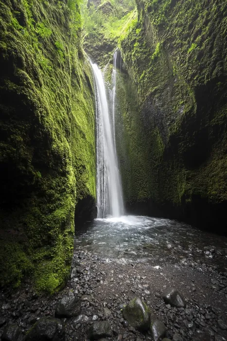 Framed Print : Nauthsagil Gorge Waterfall Print, South Iceland Framed Print : Nauthsagil Gorge Waterfall Print, South Iceland