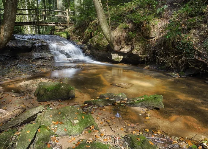 Framed Print : Waterfall at Struempfelbach stream Print, Germany