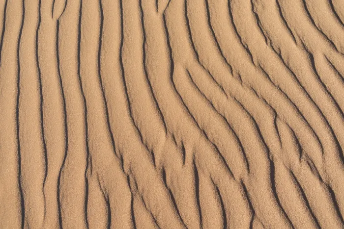 Framed Print : Sossusvlei Wave Pattern Sand Print, Namibia