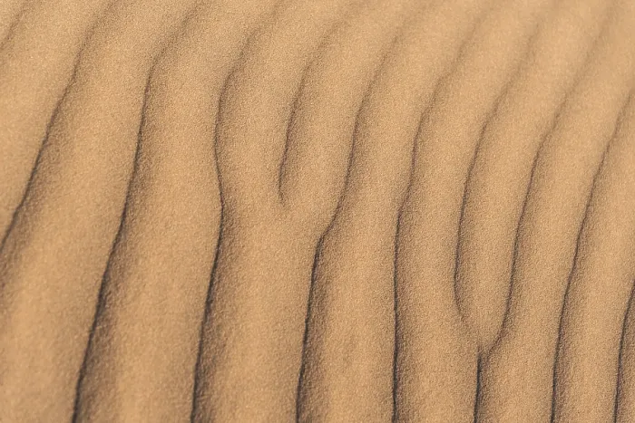 Framed Print : Wave pattern in the sand, Sossusvlei Print, Namibia