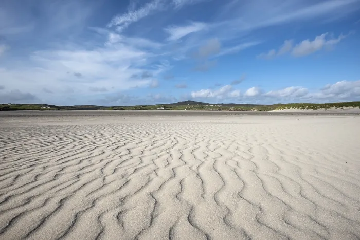 Framed Print : Wave Pattern in the Sand Print, Uig Beach, Isle of Harris Framed Print : Wave Pattern in the Sand Print, Uig Beach, Isle of Harris
