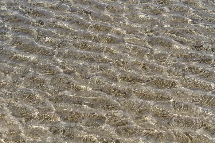 Framed Print : Wave Pattern in Shallow Water Print, Costa Calma Beach Framed Print : Wave Pattern in Shallow Water Print, Costa Calma Beach