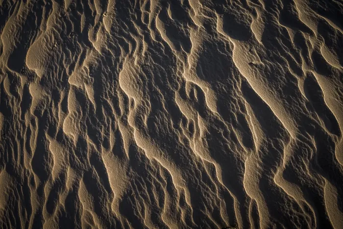 Framed Print : Wave Structures Print on Sandy Beach Framed Print : Wave Structures Print on Sandy Beach