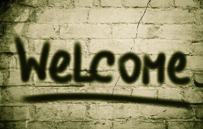 Framed Print : Welcome Concept Print Framed Print : Welcome Concept Print