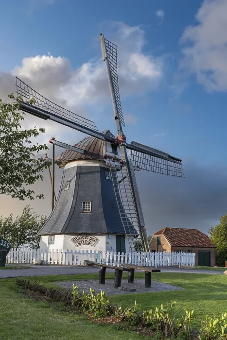Framed Print : Werdumer Mühle Print, Lower Saxony, Germany Framed Print : Werdumer Mühle Print, Lower Saxony, Germany