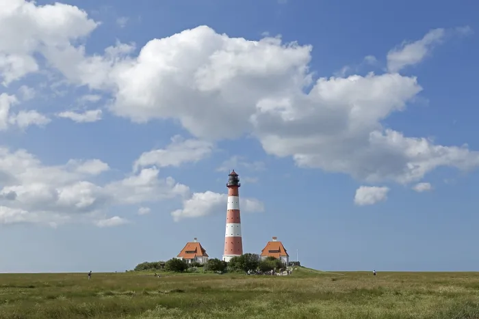 Framed Print : Westerhever Lighthouse Print, Schleswig-Holstein, Germany Framed Print : Westerhever Lighthouse Print, Schleswig-Holstein, Germany