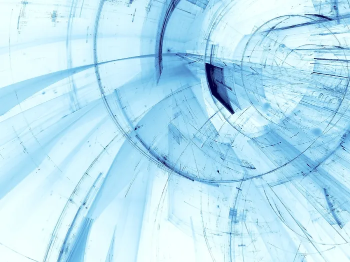 Framed Print : Futuristic Tunnel Print - Abstract Digital Art Framed Print : Futuristic Tunnel Print - Abstract Digital Art