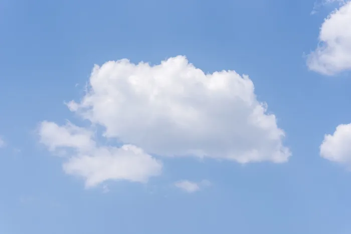 Framed Print : White Cloud, Blue Sky Print, Germany Framed Print : White Cloud, Blue Sky Print, Germany