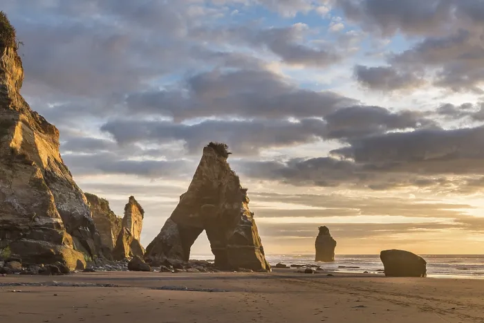 Framed Print : Whitecliffs Rock Formation, Tongaporutu, New Zealand Print Framed Print : Whitecliffs Rock Formation, Tongaporutu, New Zealand Print