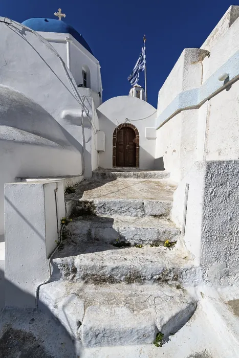 Framed Print : Pyrgos Whitewashed Architecture Print, Santorini, Greece Framed Print : Pyrgos Whitewashed Architecture Print, Santorini, Greece