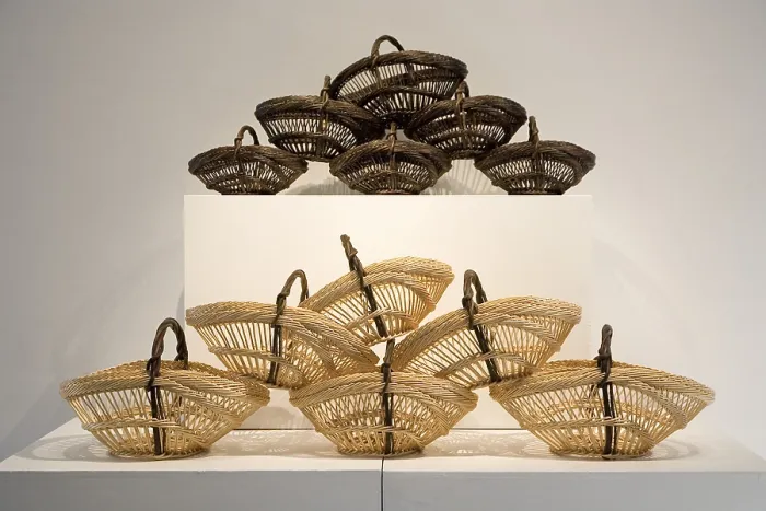 Framed Print : Wicker Baskets Print