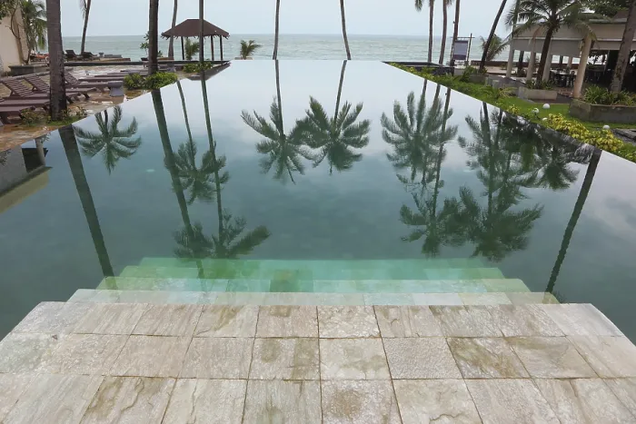 Framed Print : Andaman Sea Beach Pool Print Framed Print : Andaman Sea Beach Pool Print