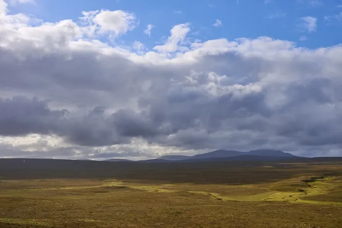 Framed Print : Wide Plain Print, Lairg, Scotland