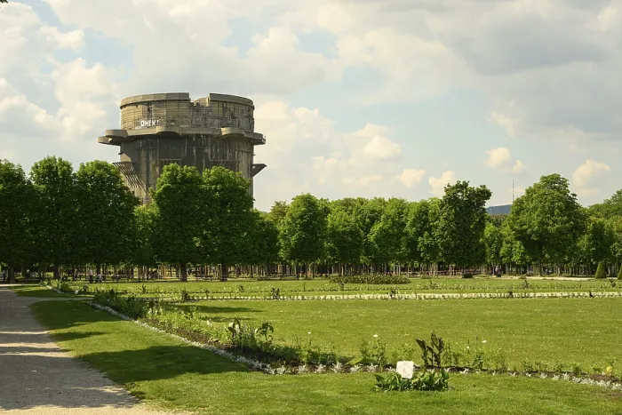Framed Print : Wiener Augarten Garden Complex Print, Vienna Framed Print : Wiener Augarten Garden Complex Print, Vienna