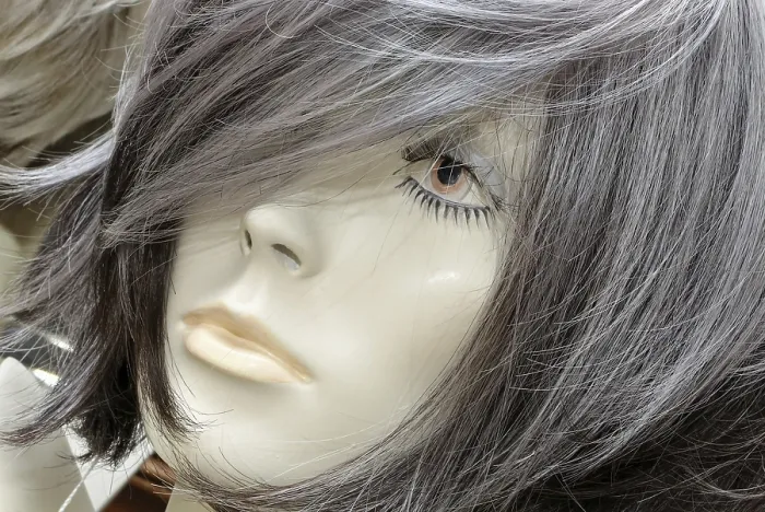 Framed Print : Wig Head Print Framed Print : Wig Head Print