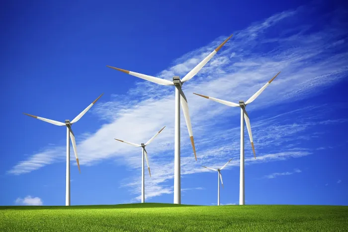 Framed Print : Wind Farm Print - Renewable Energy Installation Framed Print : Wind Farm Print - Renewable Energy Installation