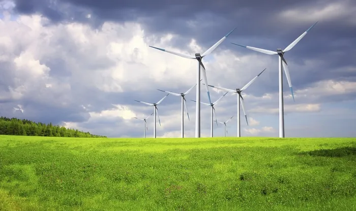 Framed Print : Wind Generators Print