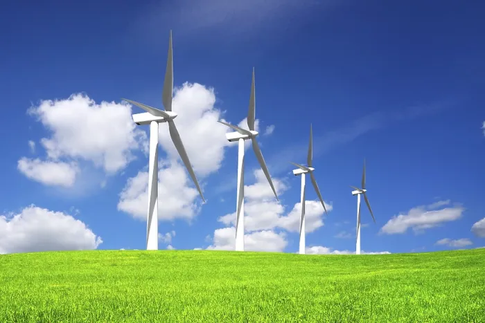 Framed Print : Wind Power Generators Print Framed Print : Wind Power Generators Print