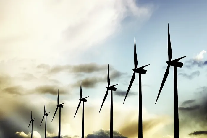 Framed Print : Wind Turbine Print - Renewable Energy Source Framed Print : Wind Turbine Print - Renewable Energy Source