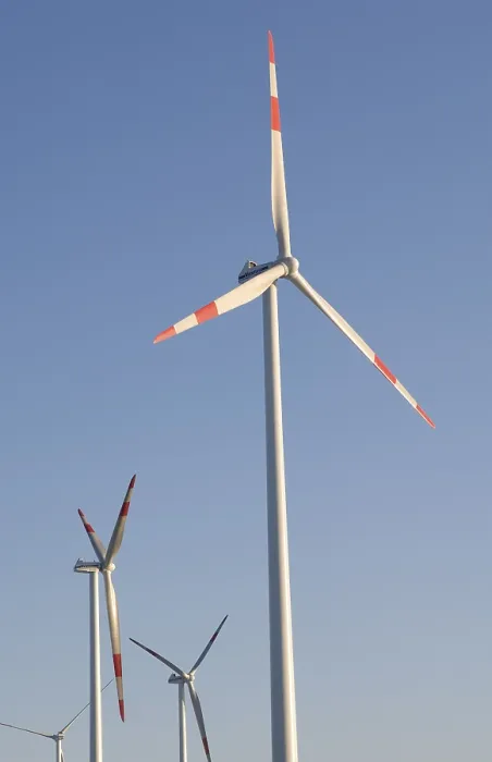 Framed Print : Windfarm Print - Offshore Wind Turbines