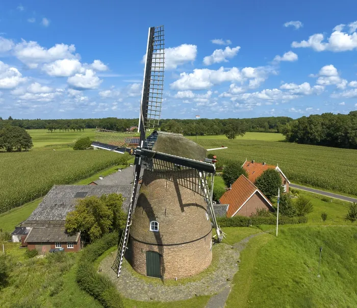 Framed Print : Windmill Print - The Grobbemill in Fleringen, Netherlands Framed Print : Windmill Print - The Grobbemill in Fleringen, Netherlands