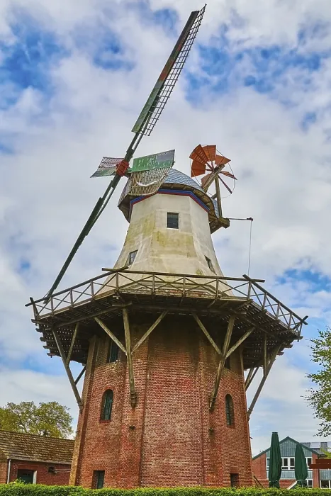 Framed Print : A Windmill under the Cloudy Sky Print Framed Print : A Windmill under the Cloudy Sky Print