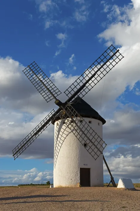Framed Print : Campo de Criptana Windmill Print, Spain Framed Print : Campo de Criptana Windmill Print, Spain