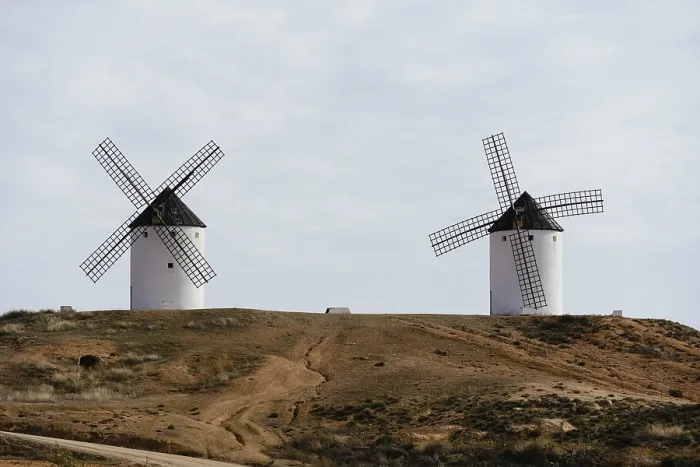 Framed Print : Windmills in Tembleque, Toledo Print: A La Mancha Icon Framed Print : Windmills in Tembleque, Toledo Print: A La Mancha Icon