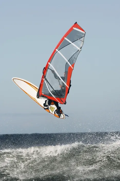Framed Print : Windsurfing - Jumping Print