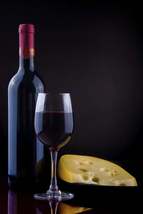 Framed Print : A Wineglass and Cheese on the Table Print Framed Print : A Wineglass and Cheese on the Table Print