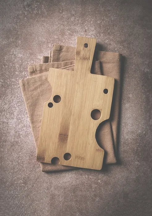 Framed Print : Wooden Cutting Board Print, Top View Framed Print : Wooden Cutting Board Print, Top View