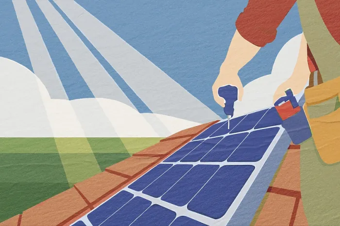 Framed Print : Solar Panel Installation Print Framed Print : Solar Panel Installation Print