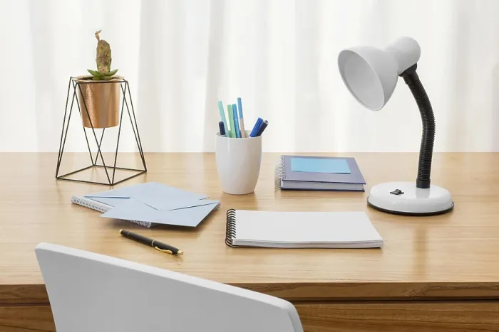 Framed Print : Workspace Composition with Desk Lamp Print Framed Print : Workspace Composition with Desk Lamp Print