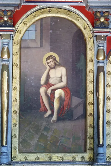 Framed Print : Wounded Jesus Print