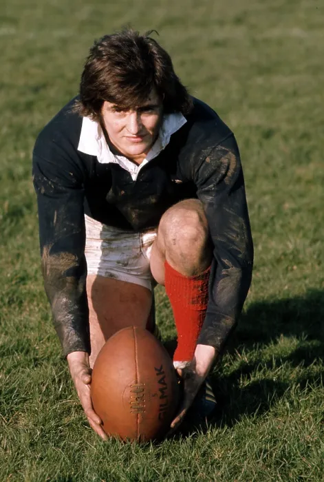 Framed Print : Andy Irvine Rugby Portrait Print 1975 Framed Print : Andy Irvine Rugby Portrait Print 1975