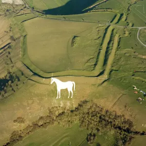 Bratton Camp and White Horse Print Bratton Camp and White Horse Print