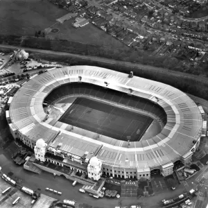 Wembley Stadium Print - Aerial View of the Old Ground in 1999 Wembley Stadium Print - Aerial View of the Old Ground in 1999