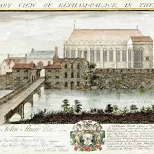 Eltham Palace engraving K031289