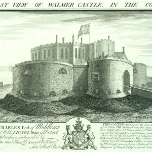 Château de Walmer gravure N070832 Château de Walmer gravure N070832