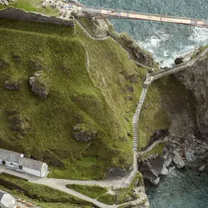 Tintagel Castle Footbridge Print Tintagel Castle Footbridge Print