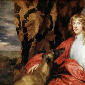 Print of James Stuart, Duke of Richmond and Lennox in a formal portrait Print of James Stuart, Duke of Richmond and Lennox in a formal portrait
