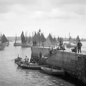 Prints of Towns and Cities of England - Streets, Skylines and Urban Life: Falmouth